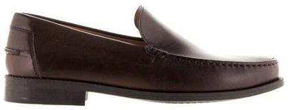 Geox New Damon DK Δερμάτινα Ανδρικά Loafers σε Καφέ Χρώμα από το CasualShoes