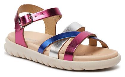 Geox Παιδικά Πέδιλα J Sandal Soleima Ροζ