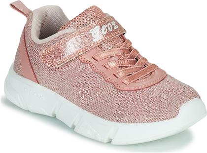 Geox Παιδικά Sneakers Ανατομικά για Κορίτσι Ροζ