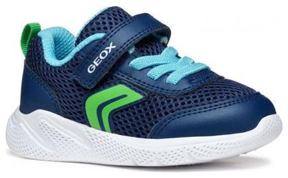 Geox Παιδικά Sneakers High Ανατομικά Navy Μπλε