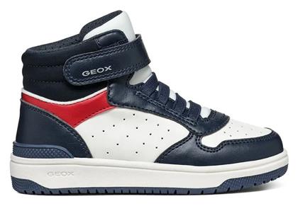 Geox Παιδικά Sneakers High Ανατομικά Πορτοκαλί