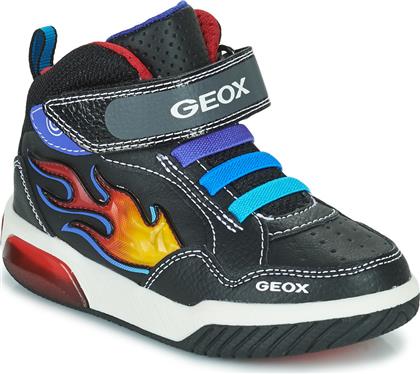 Geox Παιδικά Sneakers High Inek με Φωτάκια Μπλε από το SerafinoShoes