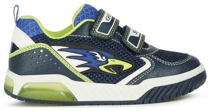 Geox Παιδικά Sneakers Inek Ανατομικά με Σκρατς για Αγόρι Navy Μπλε