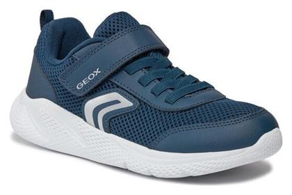 Geox Παιδικά Sneakers J Sprintye Ανατομικά Navy Μπλε