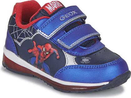 Geox Παιδικά Sneakers με Σκρατς Μπλε από το Spartoo