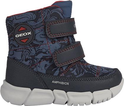Geox Παιδικές Μπότες Χιονιού για Αγόρι Μπλε Flexyper