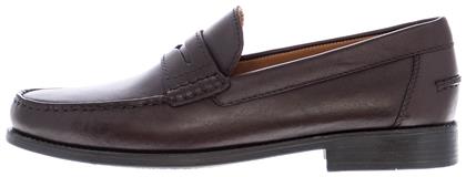 Geox U New Damon B Δερμάτινα Ανδρικά Loafers σε Καφέ Χρώμα από το CasualShoes