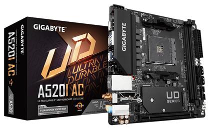 Gigabyte A520I AC rev. 1.0 Wi-Fi Motherboard Mini ITX με AMD AM4 Socket