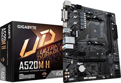 Gigabyte A520M H rev. 1.0 Motherboard Micro ATX με AMD AM4 Socket από το Plus4u