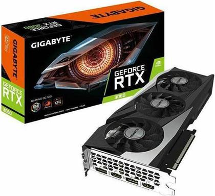 Gigabyte GeForce RTX 3060 12GB GDDR6 Gaming OC rev. 2.0 Κάρτα Γραφικών