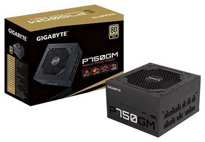 Gigabyte GP-P750GM 750W Μαύρο Τροφοδοτικό Υπολογιστή Full Modular 80 Plus Gold