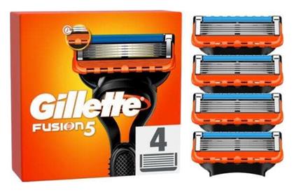 Gillette Fusion5 Manual Ανταλλακτικές Κεφαλές με 5 Λεπίδες & Λιπαντική Ταινία 4τμχ από το e-Fresh