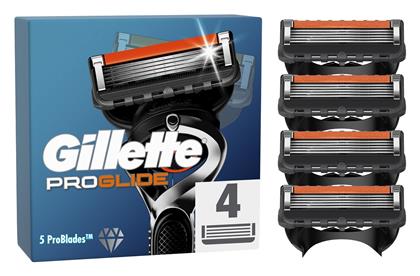 Gillette Fusion5 Proglide Ανταλλακτικές Κεφαλές με 4 Λεπίδες & Λιπαντική Ταινία 4τμχ