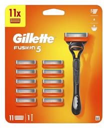 Gillette Fusion5 Ξυραφάκι με Ανταλλακτική Κεφαλή 5 Λεπίδων & Λιπαντική Ταινία για Ευαίσθητες Επιδερμίδες