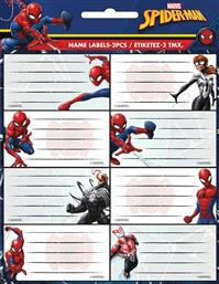 Gim Αυτοκόλλητες Ετικέτες Spiderman 16τμχ
