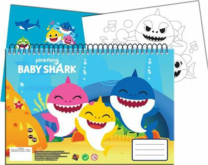 Gim Μπλοκ Ζωγραφικής Baby Shark 23x33cm (40φύλλα) από το Moustakas Toys