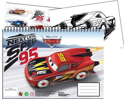 Gim Μπλοκ Ζωγραφικής Cars 23x33cm (40φύλλα) από το Moustakas Toys