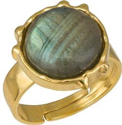Γυναικείο δαχτυλίδι 925 με πέτρα Λαμπραντορίτη 036599 036599 Ασήμι