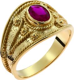 Γυναικείο Δαχτυλίδι με Ζιργκόν από Χρυσό 14Κ