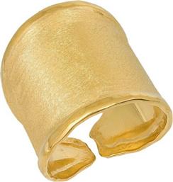 Γυναικείο ματ ζαγρέ δαχτυλίδι σε χρυσό 925 038955 038955 Ασήμι