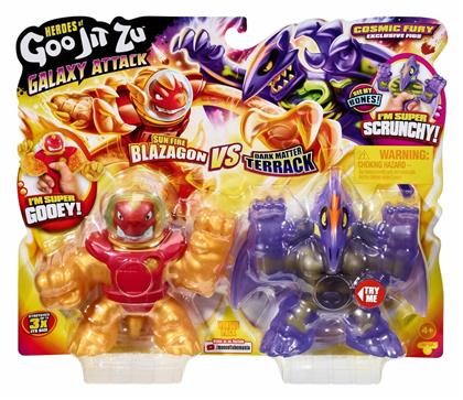Giochi Preziosi Παιχνίδι Μινιατούρα Dark Matter Terrack vs Sun Fyre Blazagon Goo Jit Zu για 4+ Ετών (Διάφορα Σχέδια) 1τμχ