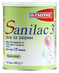 Γιώτης Γάλα σε Σκόνη Sanilac 3 για 12m+ 400gr