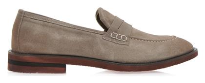 Giovanni Morelli Suede Ανδρικά Loafers σε Μπεζ Χρώμα από το Tsakiris Mallas