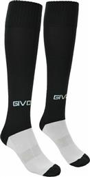 Givova Calza Calzio Ποδοσφαιρικές Κάλτσες Μαύρες 1 Ζεύγος από το MybrandShoes
