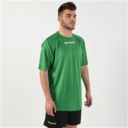 Givova One Ανδρικό Αθλητικό T-shirt Κοντομάνικο Πράσινο από το MybrandShoes