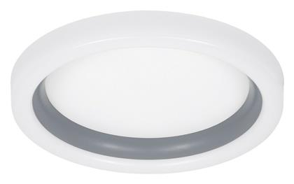 GloboStar Ariana Μοντέρνα Πλαστική Πλαφονιέρα Οροφής με Ενσωματωμένο LED σε Λευκό χρώμα 48cm από το Designdrops