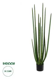 GloboStar Τεχνητό Φυτό σε Γλάστρα Sansevieria 160cm