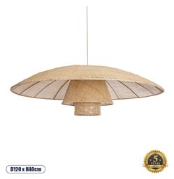 GloboStar Zora Κρεμαστό Φωτιστικό Μπεζ 120x40εκ. από το Designdrops