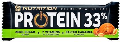 Go On Nutrition Premium Whey Μπάρα με 33% Πρωτεΐνη & Γεύση Salted Caramel