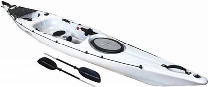 Gobo Freedom SOT 0100-0200W Πλαστικό Kayak Ψαρέματος 1 Ατόμου Λευκό