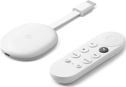 Google Smart TV Stick Chromecast with Google TV 4K UHD με Bluetooth / Wi-Fi / HDMI και Google Assistant Snow από το e-shop
