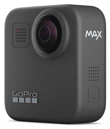 GoPro Max Action Camera 5K Λήψης 360° με WiFi Μαύρη με Οθόνη 2'' από το e-shop