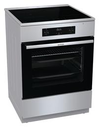 Gorenje Ελεύθερη με Επαγωγικές Εστίες Inox GEIT6C60XPG