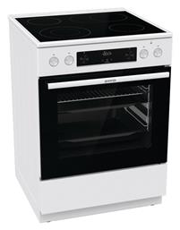 Gorenje Ελεύθερη με Κεραμικές Εστίες Λευκή GECS6C70WPA