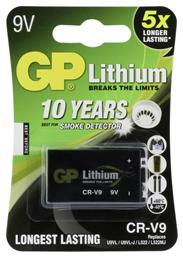 GP Batteries Μπαταρία Λιθίου 9V 1τμχ