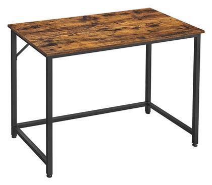 Γραφείο 100x50x75εκ. Rustic Brown / Black