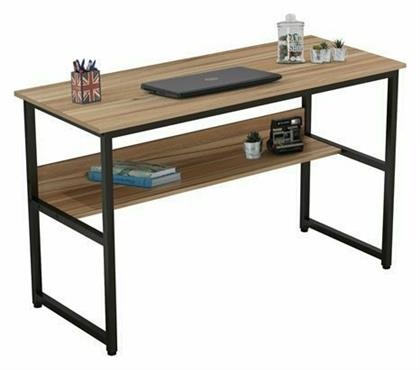 Γραφείο Portis 120x50x75εκ. Καρυδί - Μαύρο