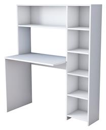 Γραφείο Rani με Βιβλιοθήκη 113.2x40x141.8εκ. Λευκό