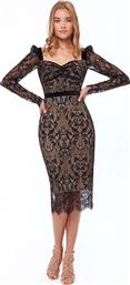 grand fine lace φόρεμα Soraya midi από το PerfectDress