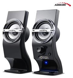 Green Blue Audiocore AC805 2.0 με Ισχύ 6W σε Μαύρο Χρώμα