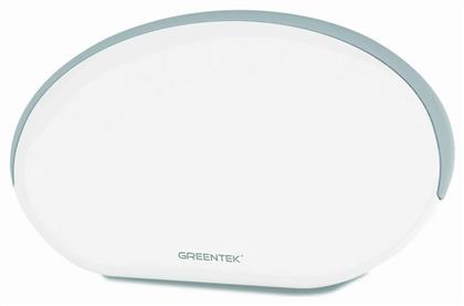 Greentek HDP-2 Εσωτερική Κεραία Τηλεόρασης (απαιτεί τροφοδοσία) σε Λευκό Χρώμα Σύνδεση με Ομοαξονικό (Coaxial) Καλώδιο από το Polihome