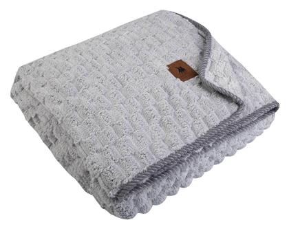 Greenwich Polo Club Κουβέρτα Αγκαλιάς & Λίκνου Βελουτέ Γκρι 80x110εκ.