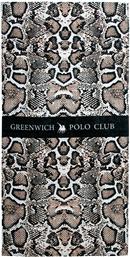 Greenwich Polo Club Πετσέτα Θαλάσσης Καφέ 170x80εκ. από το Spitishop