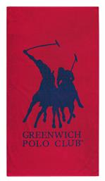 Greenwich Polo Club Πετσέτα Θαλάσσης Κόκκινη 170x90εκ. από το Katoikein