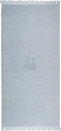 Greenwich Polo Club Πετσέτα Θαλάσσης με Κρόσσια Γκρι 190x90εκ. από το Katoikein