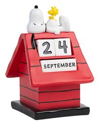 Grupo Erik 3d Snoopy Doghouse Ημερήσιο Επιτραπέζιο Ημερολόγιο Κόκκινο 11x15.5εκ.
